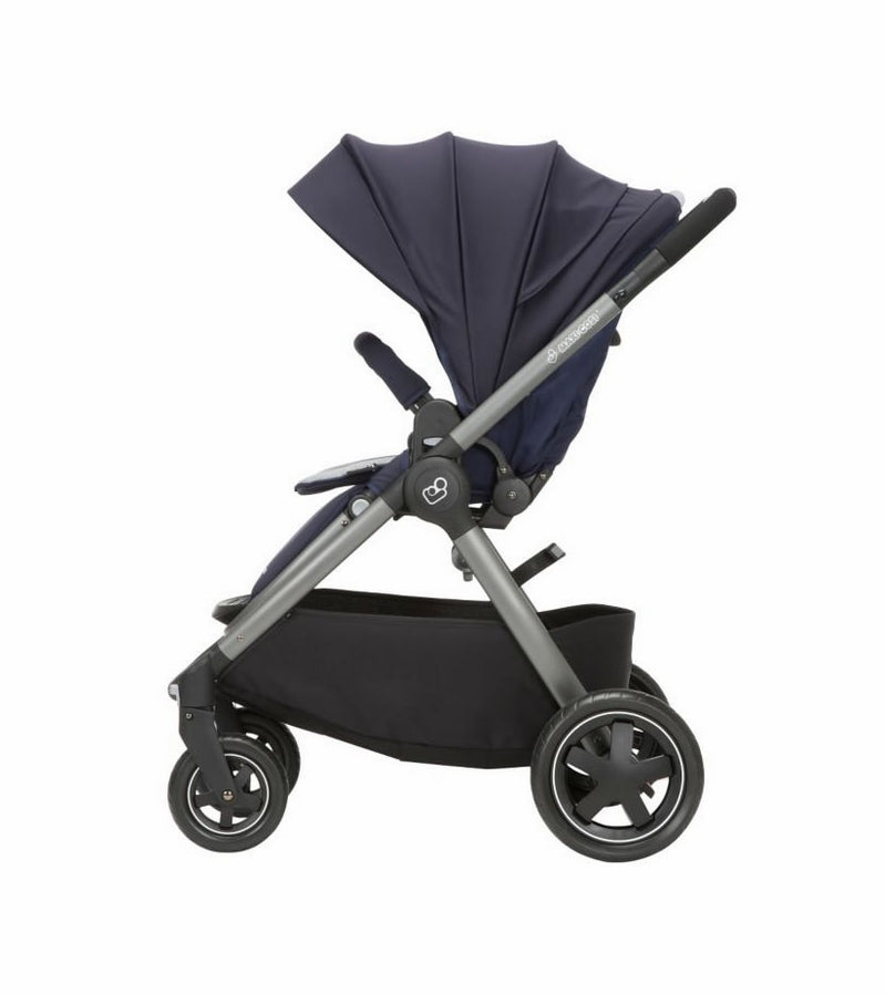 Maxi-Cosi Adorra Travel System - Charcoal/Brilliant Blue