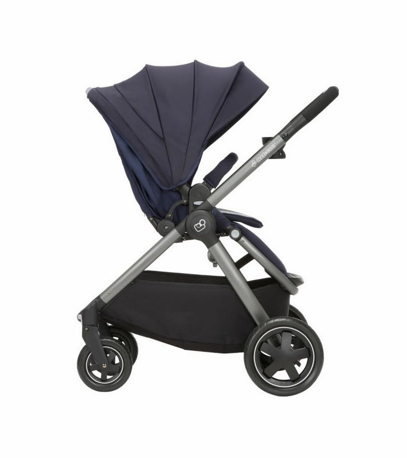 Maxi-Cosi Adorra Travel System - Charcoal/Brilliant Blue