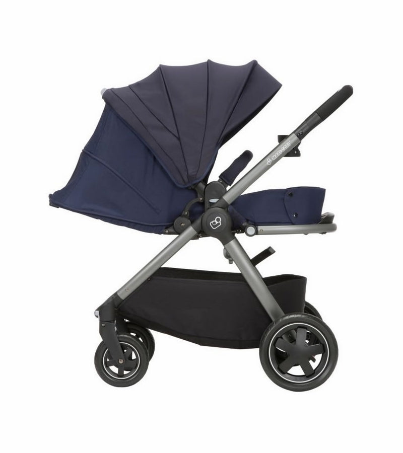 Maxi-Cosi Adorra Travel System - Charcoal/Brilliant Blue